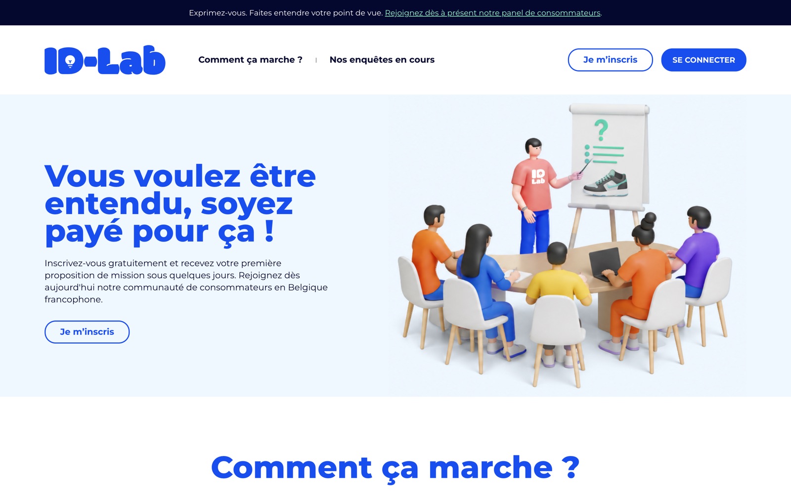 ID-Lab : plateforme de panel de consommateurs
